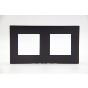 Z-Switch 2-es műanyag keret Fekete