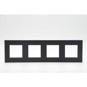 Z-Switch 4-es műanyag keret Fekete