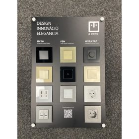 Z-Switch bemutató fal, display