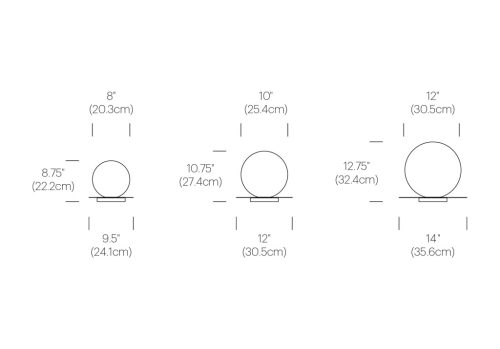 Pablo Bola Sphere Table 8