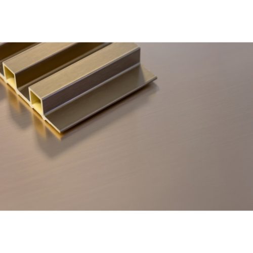 Bambusz falpanel Gold szálcsiszolt fém