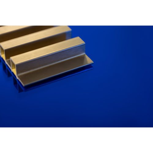Bambusz falpanel Metál tükrös kék