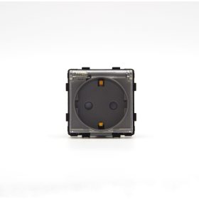 Z-Switch Dugalj 230V csapfedeles IP44 (2P+F) Szürke