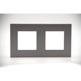 Z-Switch 2-es műanyag keret Szürke