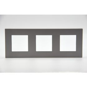 Z-Switch 3-as műanyag keret Szürke