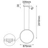 AGARO Z - 87 cm - 3K - matt arany - one step switch