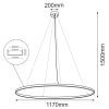 AGARI Z - 117 cm - 3K - fekete - two steps switch