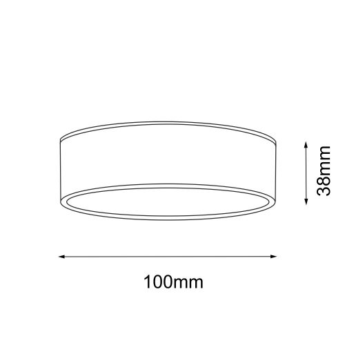 TOTTORI IL N – śr. 10 cm – 3K – fehér – IP