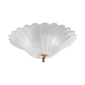 BACELO - 45 cm - silver glass - polished brass