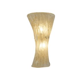 BUTTON K - gold glass- polished brass