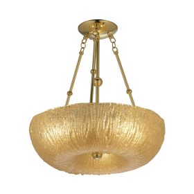 BUTTON ampla 60 cm - gold glass- polished brass