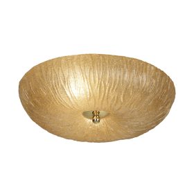 BUTTON - 600 mm - gold glass- polished brass
