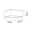 TOTTORI IL N – 10x10 cm – 4K – fekete – IP