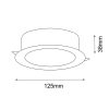 TOTTORI IL W – śr. 10 cm – 4K – fehér – IP