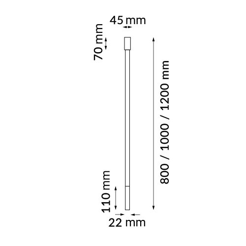 alha N 120 CM - fekete