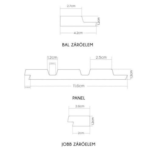 OLMO Oak Gold jobbos végzáró
