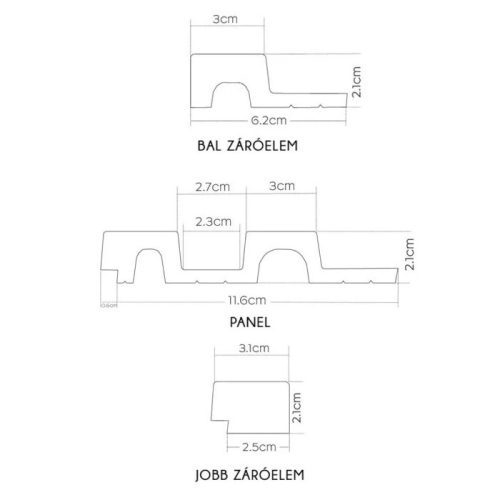 VASCO Walnut falpanel