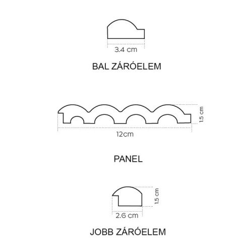 LUNA White falpanel
