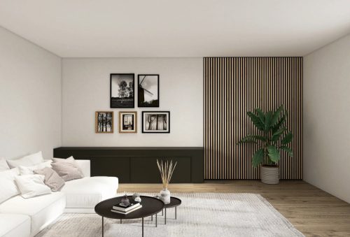 MARTEL Oak Natural/Black falpanel