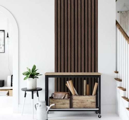 COLETTE Oak Brown/Black akusztikus falpanel