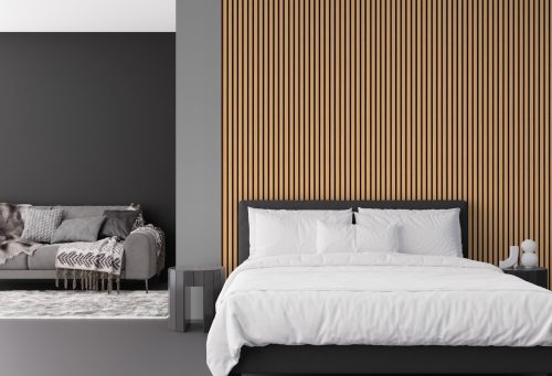 COLETTE Oak Honey/Black akusztikus falpanel