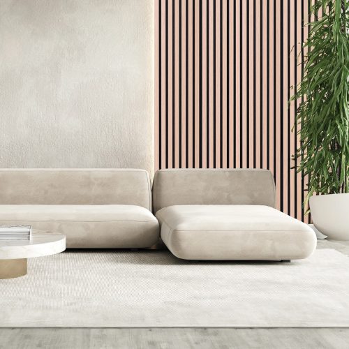 COLETTE Oak Natural/Black akusztikus falpanel