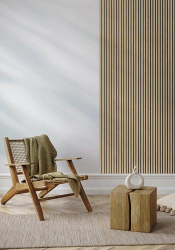 Veneer Light Oak akusztikus falpanel