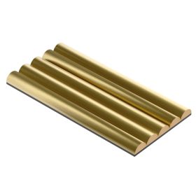 Hajlítható bordázott panel fényes arany