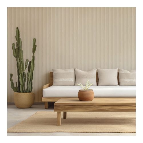 Hajlítható bordázott panel bézs