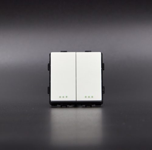 Z-Switch 106+6-os dupla váltó/alternatív (2G-2W) billenőkapcsoló Fehér