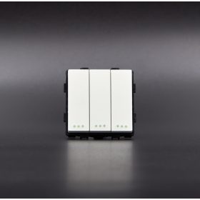 Z-Switch 3x101-es kapcsoló (3G1W) billenőkapcsoló Fehér