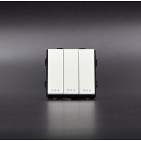   Z-Switch 3x106-os váltó/alternatív kapcsoló (3G2W) billenőkapcsoló Fehér